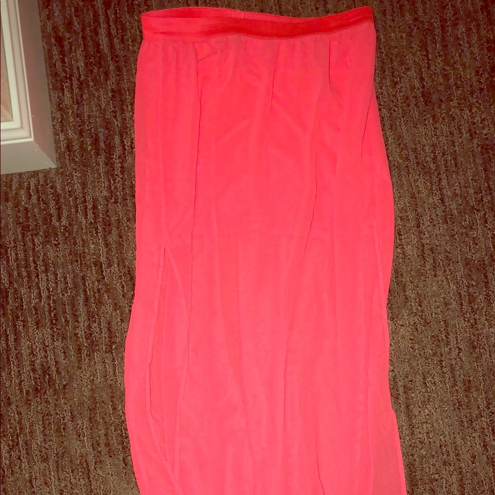 Coral Maxi skirt
